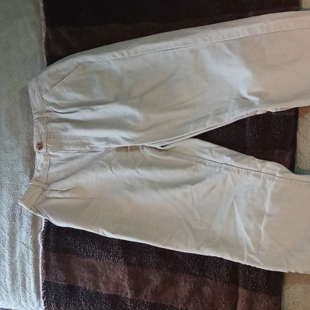 F21 sage green trousers